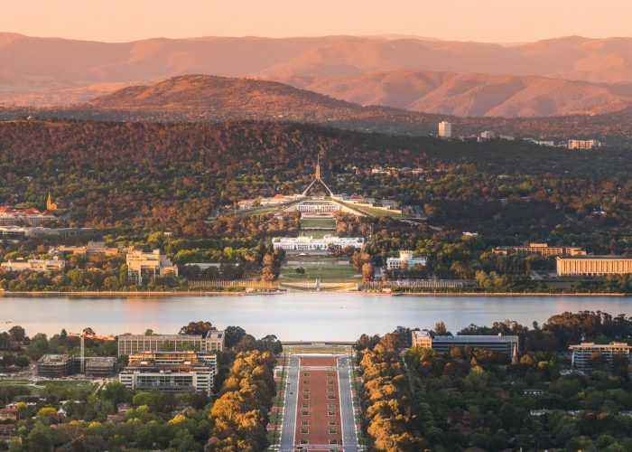 View from Mt Ainslie